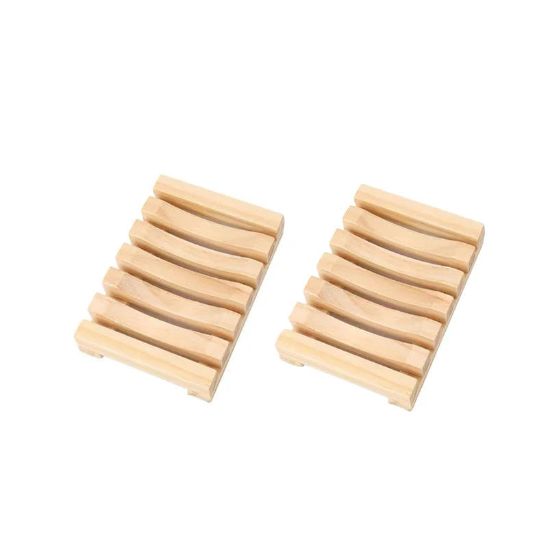 Elegant Wooden Soap Dish – Self-Draining Natural Soap Box