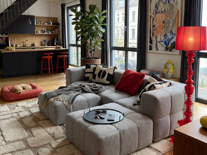 EEAZI Modulares Sofa – Flexibles Design für jeden Raum – 5-teilig Grau