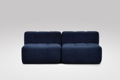 EEAZI Modulares Sofa – Flexibles Design für jeden Raum – 2-teilig Blau