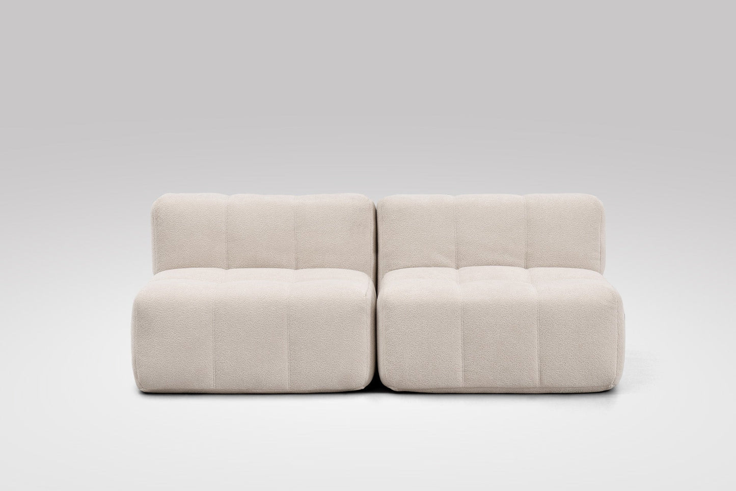 EEAZI Modulsofa – Flexibles Design für jeden Raum – 2-teilig Beige