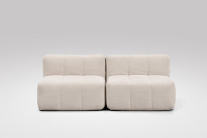 EEAZI Modulsofa – Flexibles Design für jeden Raum – 2-teilig Beige