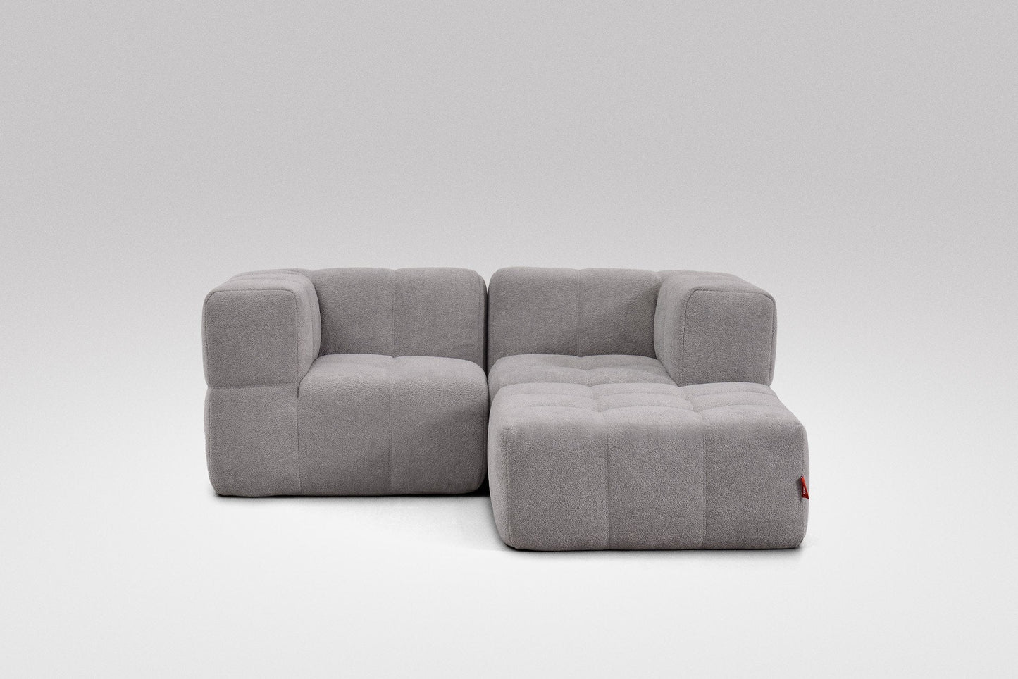 EEAZI Modulares Sofa – Flexibles Design für jeden Raum – 3-teilig, Grau