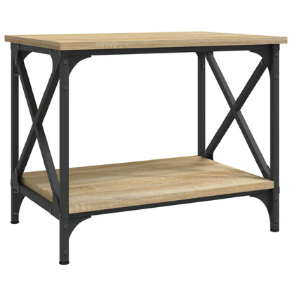 Side Table Sonoma Oak – 55 cm Modern Wood-Look Table