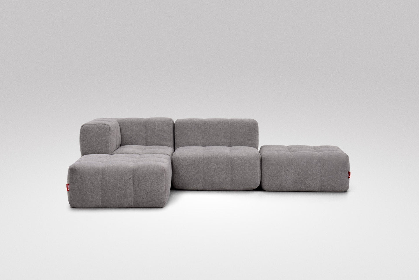 EEAZI Modulsofa – Flexibles Design für jeden Raum – 4-teilig Grau