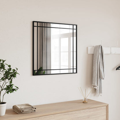Rectangular Iron Wall Mirror – Modern Minimalist Decor