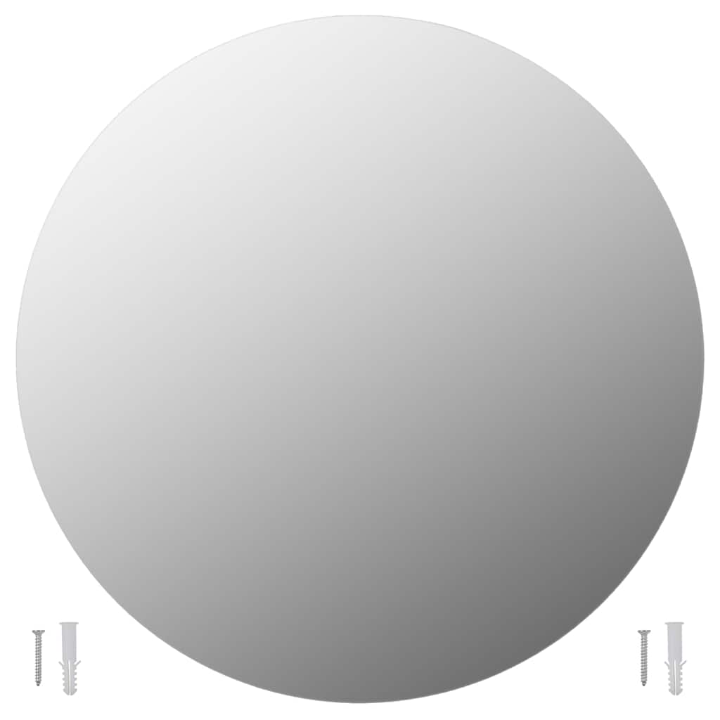 Round Wall Mirror 60 cm – Minimalist Modern Decor