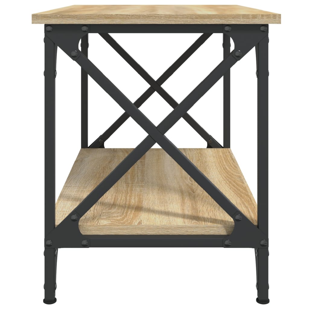 Side Table Sonoma Oak – 55 cm Modern Wood-Look Table