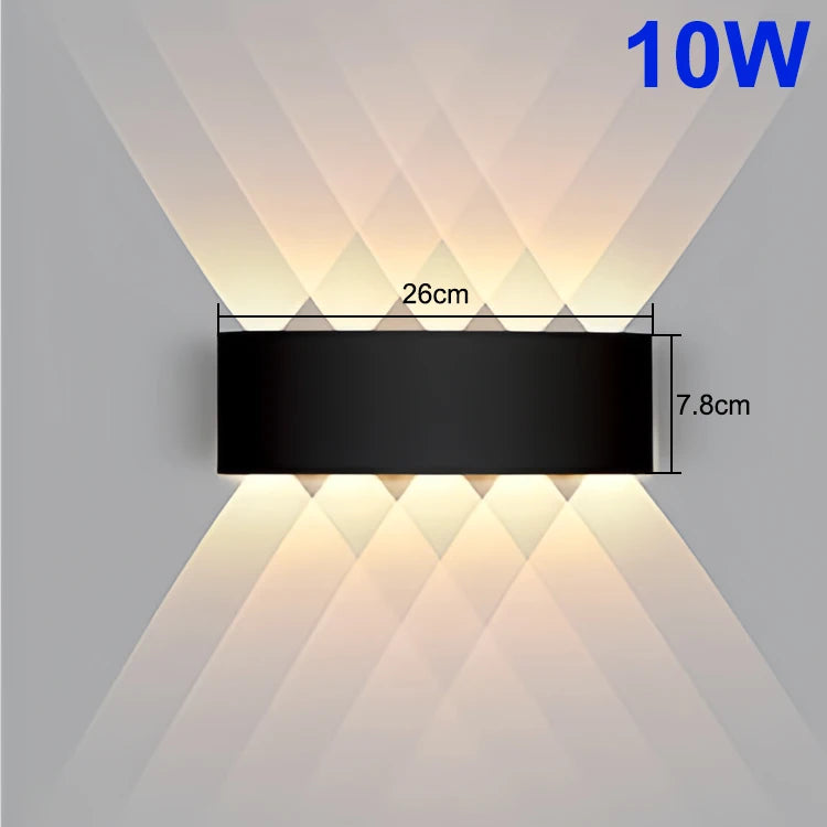 Up & Down LED Wandleuchte – Moderne wasserdichte Wandlampe