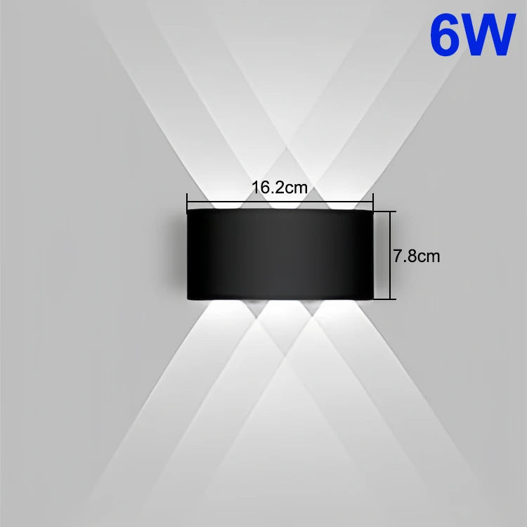 Up & Down LED Wandleuchte – Moderne wasserdichte Wandlampe