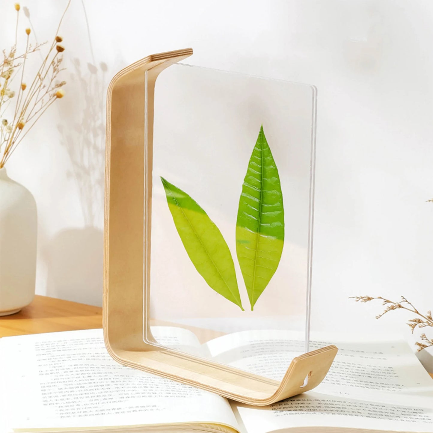 Acryl-Holz-Fotorahmen – Moderner Tischbilderhalter