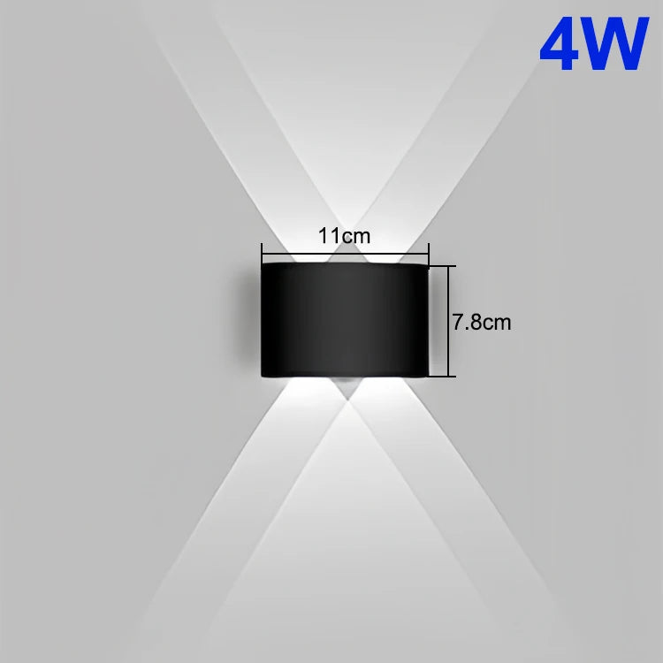 Up & Down LED Wandleuchte – Moderne wasserdichte Wandlampe