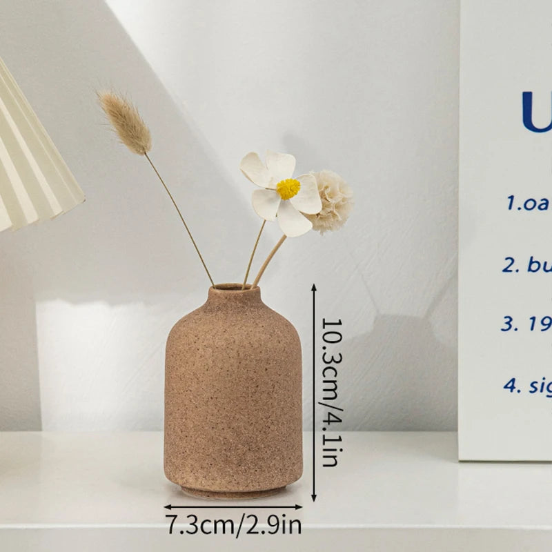 Nordic White Vase – Minimalist Home Decor Accent