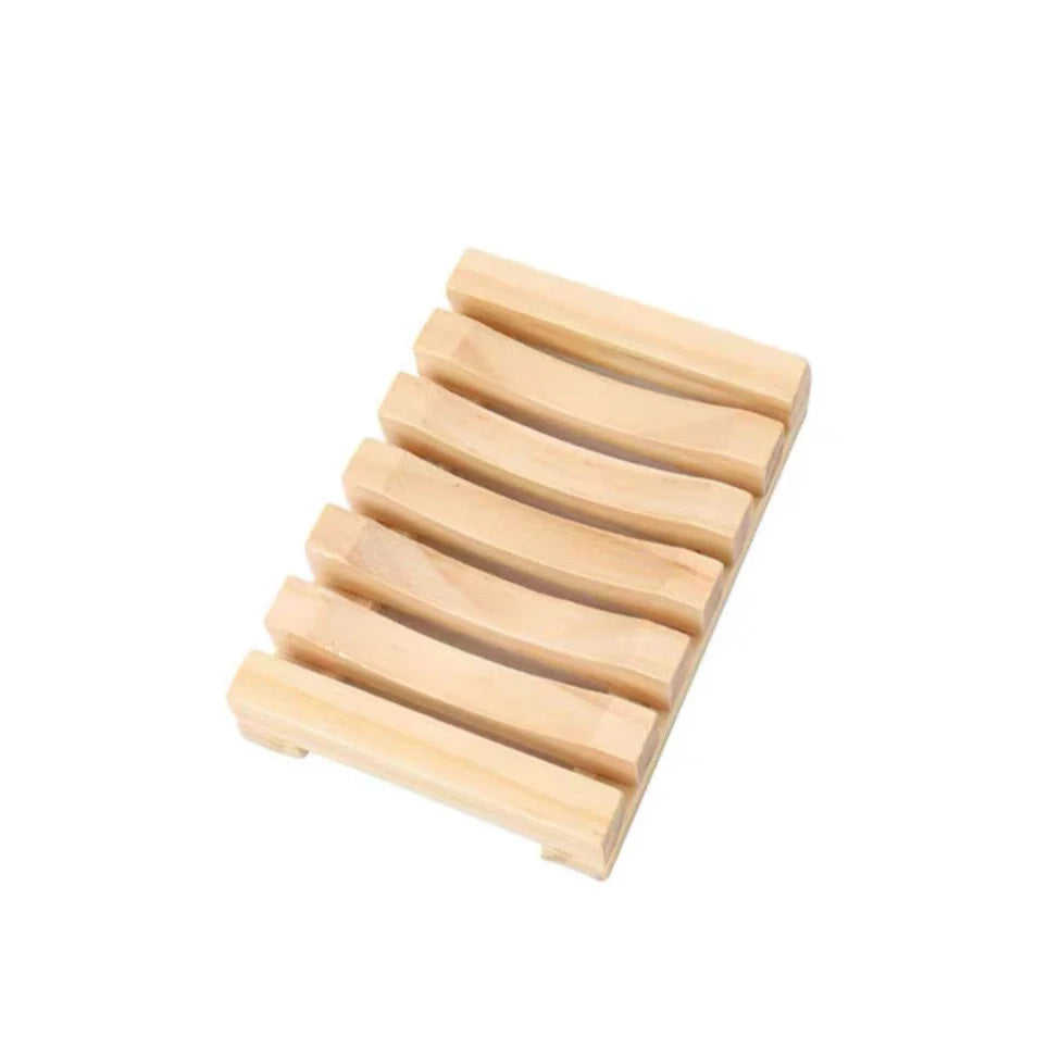 Elegant Wooden Soap Dish – Self-Draining Natural Soap Box