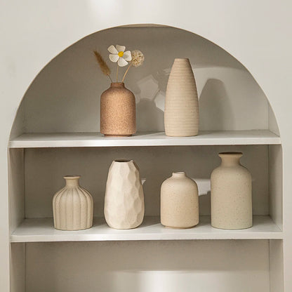 Nordic White Vase – Minimalist Home Decor Accent