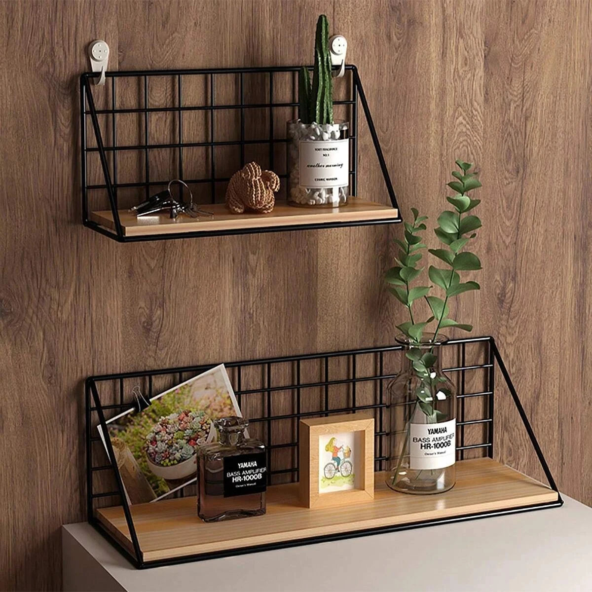 Wandregal aus Holz ohne Bohren – Hängeregal & Wandorganizer