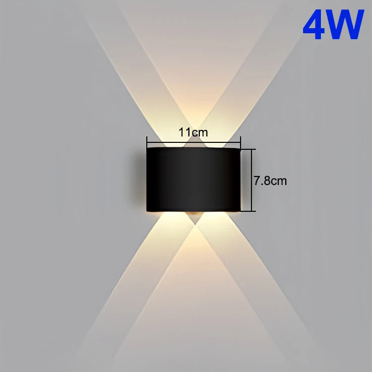 Up & Down LED Wandleuchte – Moderne wasserdichte Wandlampe