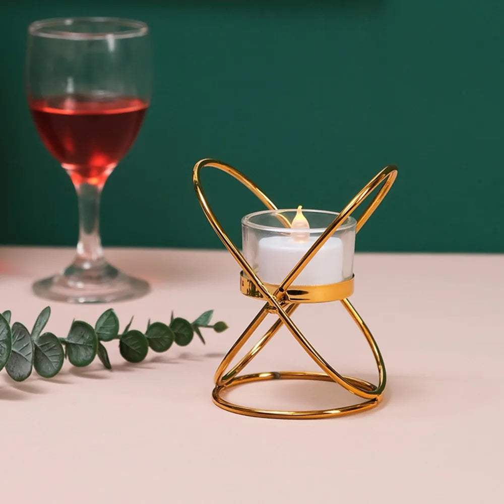 Metal Candlestick Holder – Elegant Retro Candle Stand