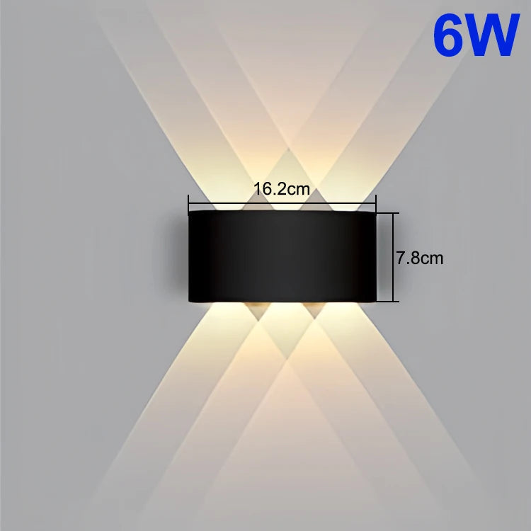 Up & Down LED Wandleuchte – Moderne wasserdichte Wandlampe